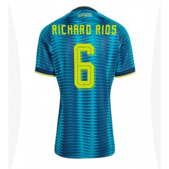 Billige Fotballdrakt Colombia Richard Rios #6 Replika Bortedrakt Dame VM 2026 Kortermet